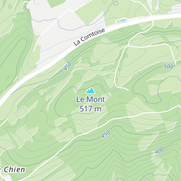 Map of Le Mont