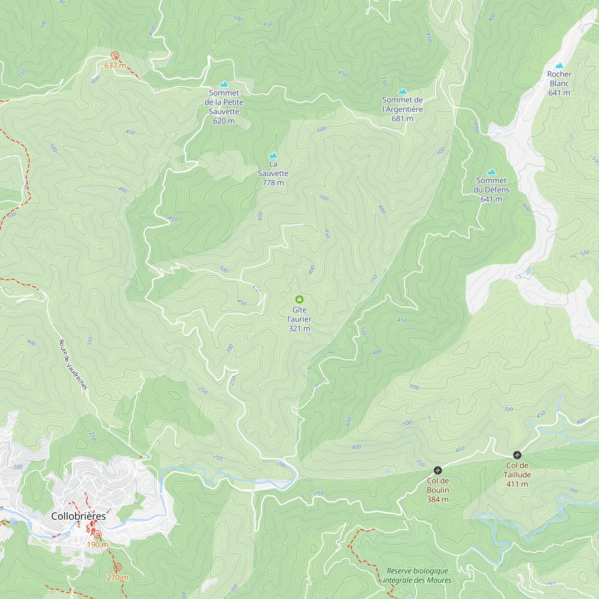 Gîte l’aurier map