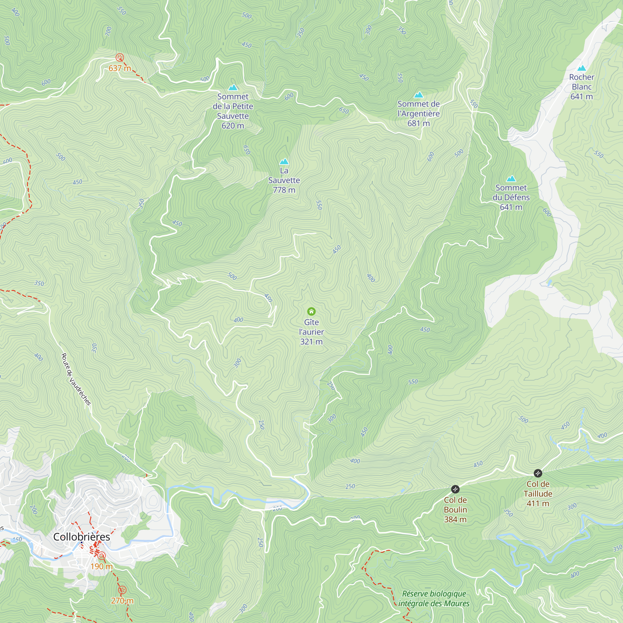 Gîte l’aurier map