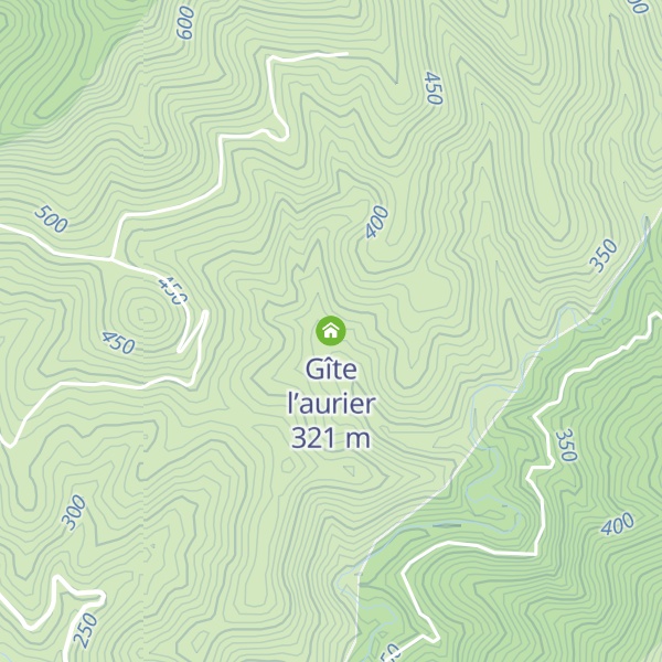 Map of Gîte l’aurier