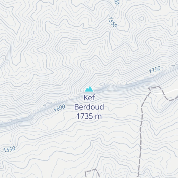 Map of Kef Berdoud
