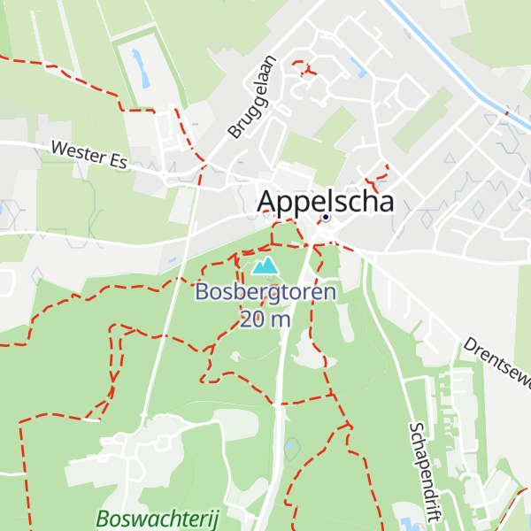 Map of Bosbergtoren
