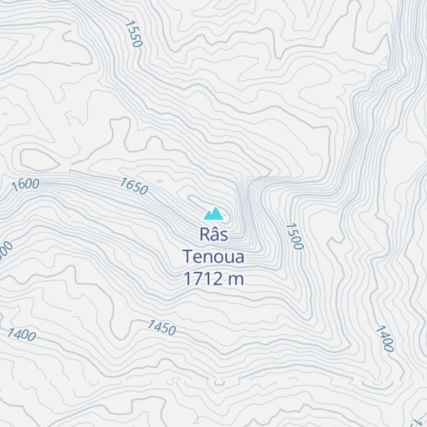 Map of Râs Tenoua