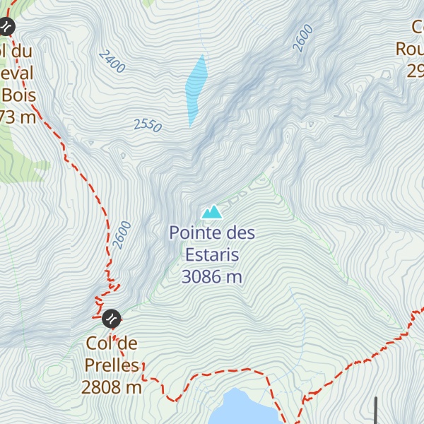 Map of Pointe des Estaris