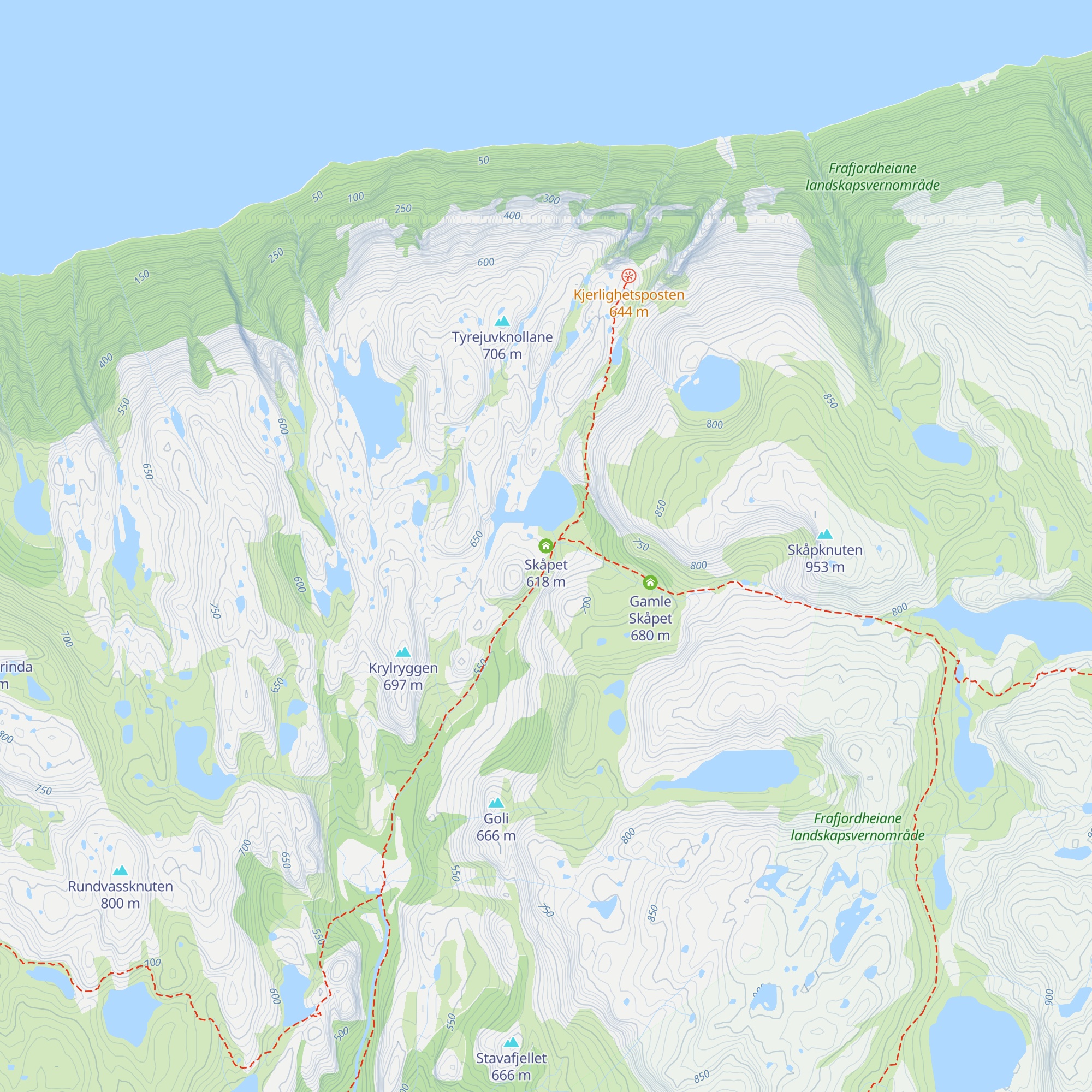 Skåpet map