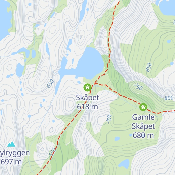 Map of Skåpet