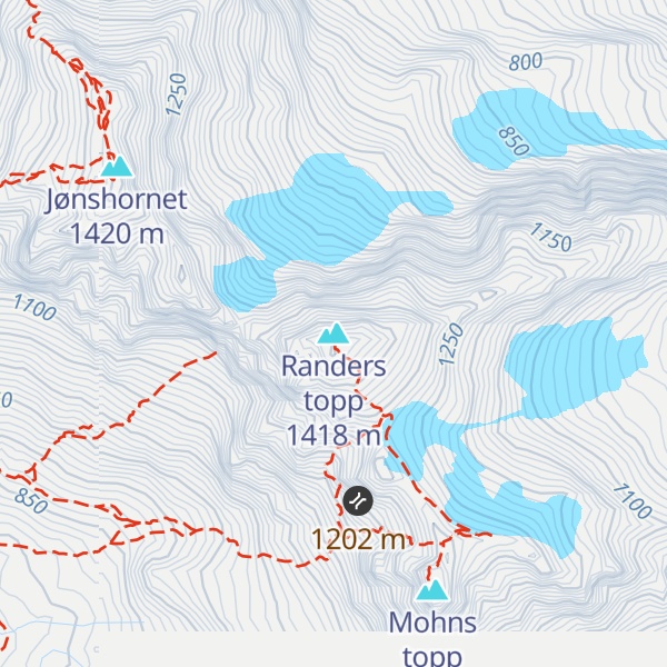 Map of Randers topp