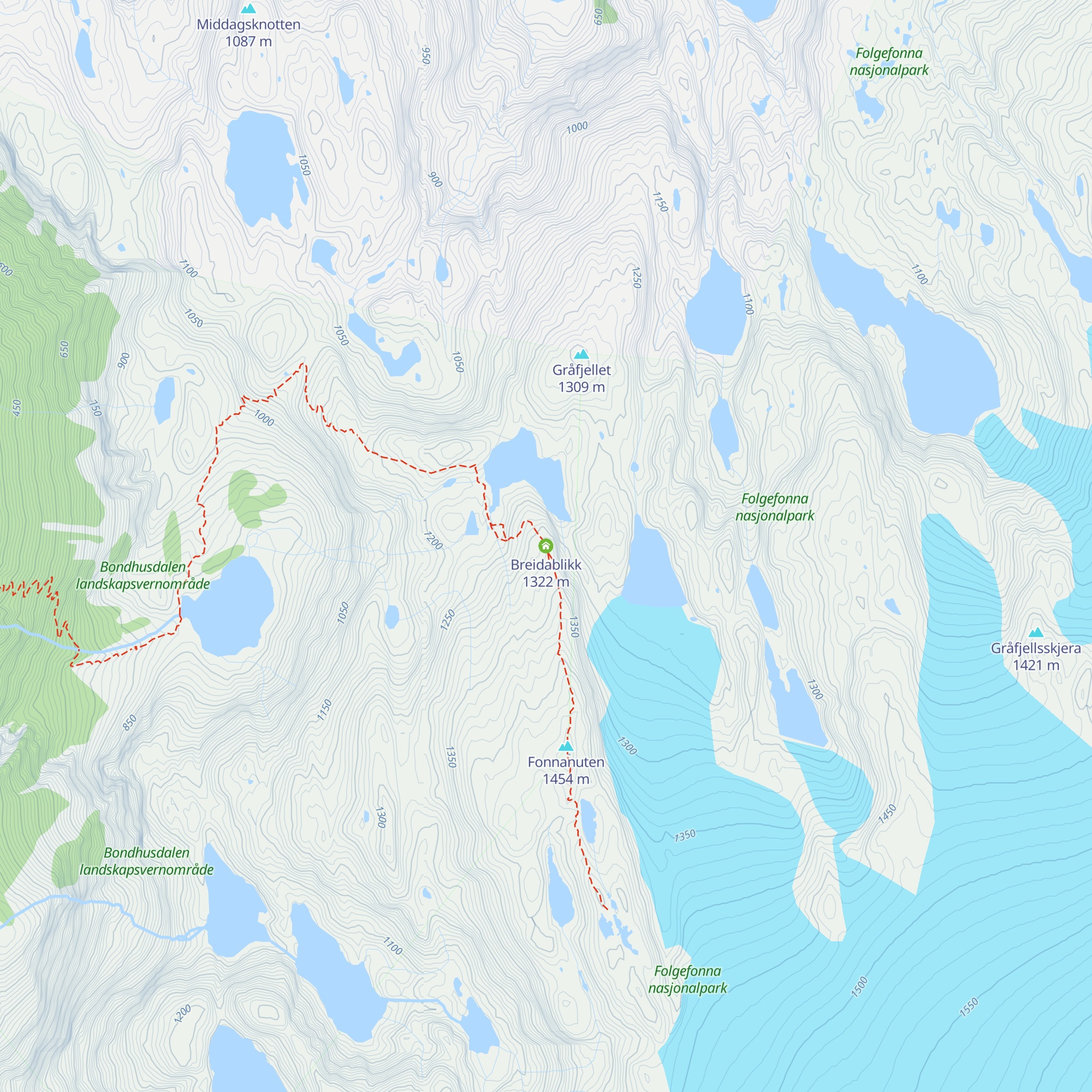 Breidablikk map