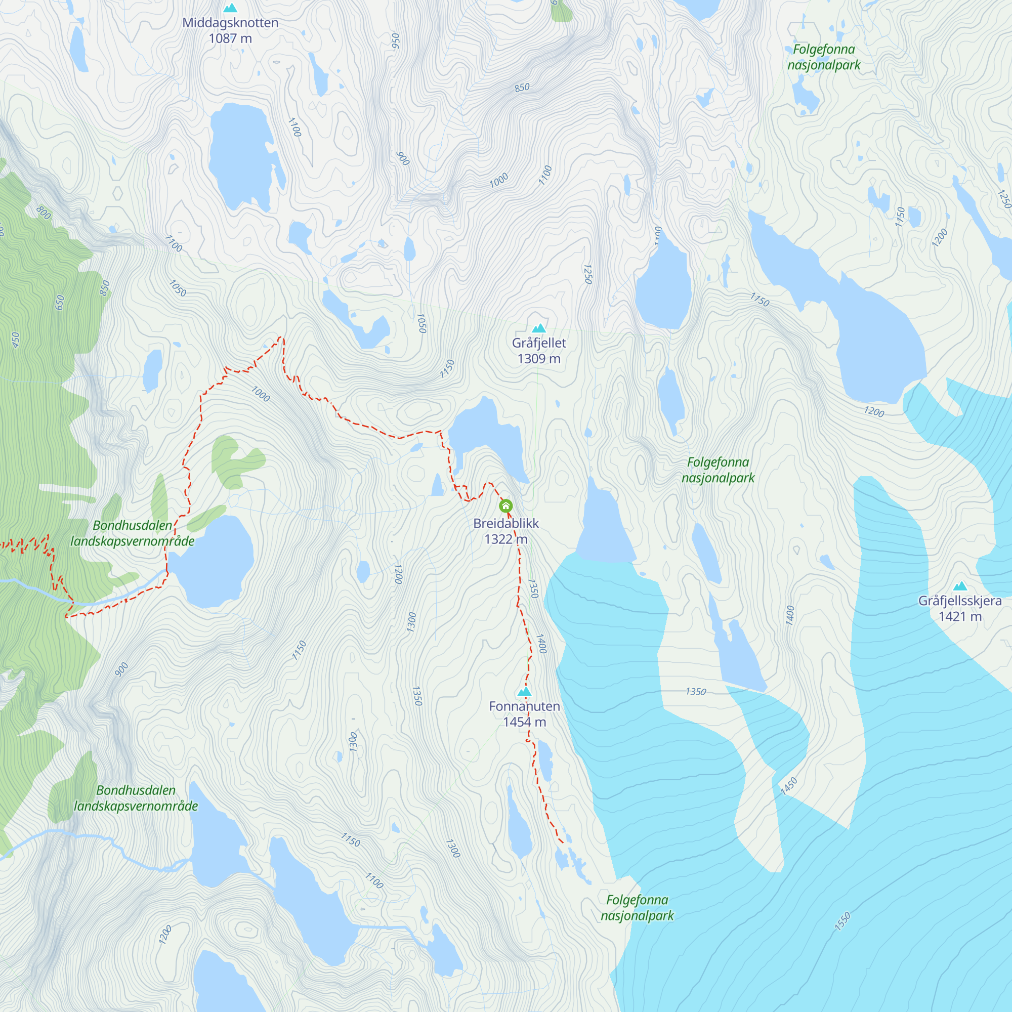 Breidablikk map