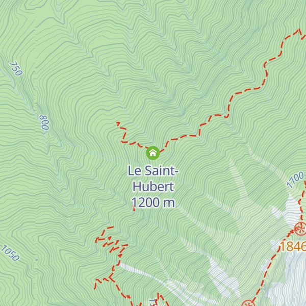 Map of Le Saint-Hubert