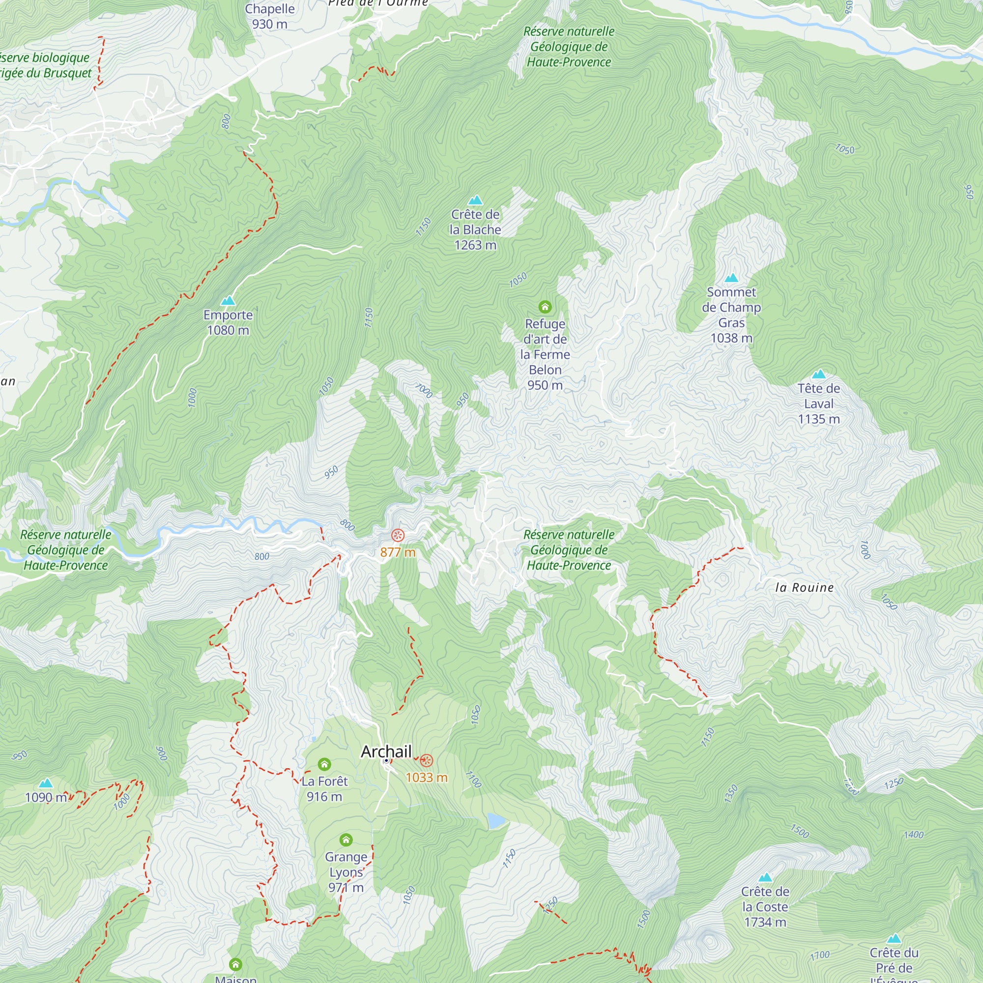 Gîtes Les Terres Noires map