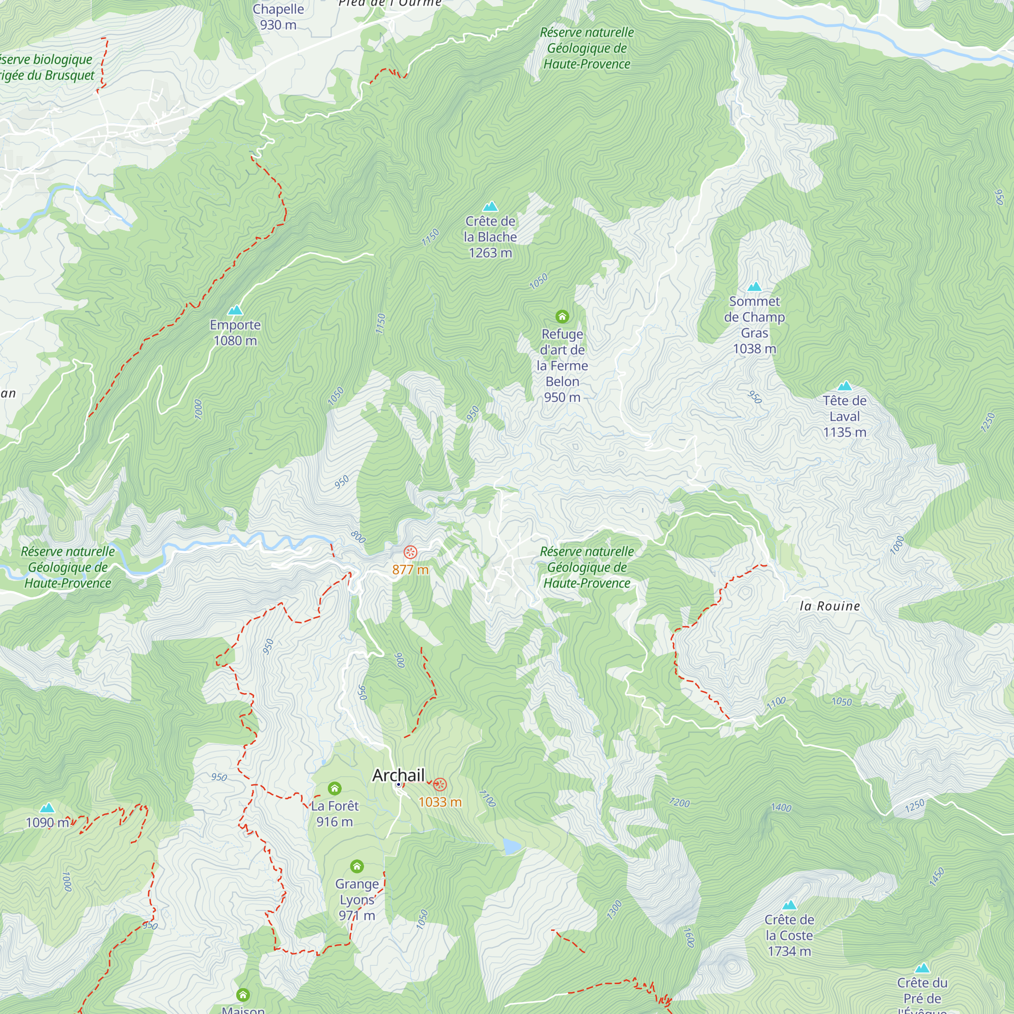 Gîtes Les Terres Noires map