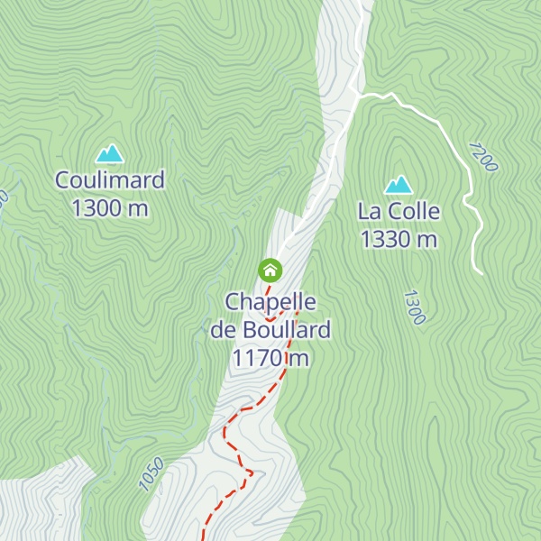 Map of Chapelle de Boullard