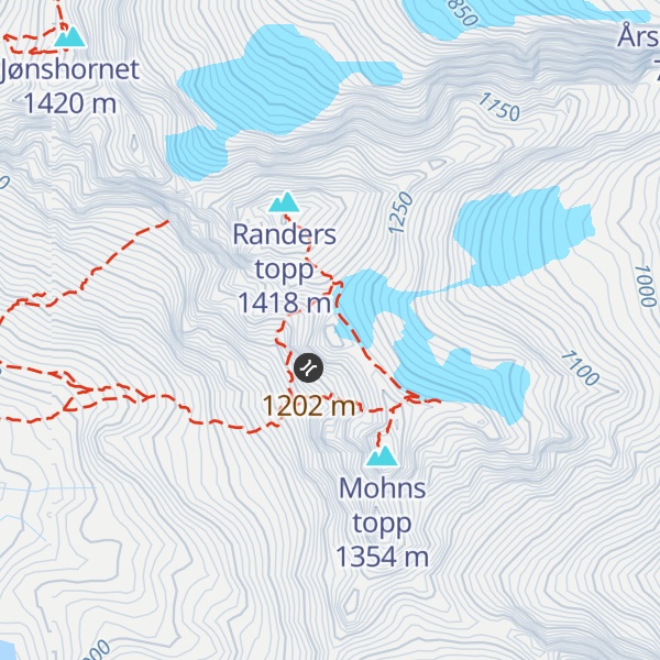 Map of Tvillingane