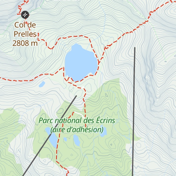 Map of Refuge des Estaris