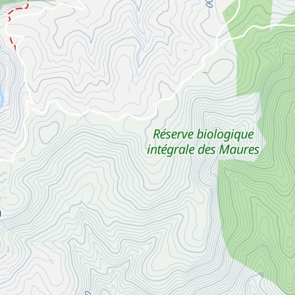 Map of Sommet de la Maure