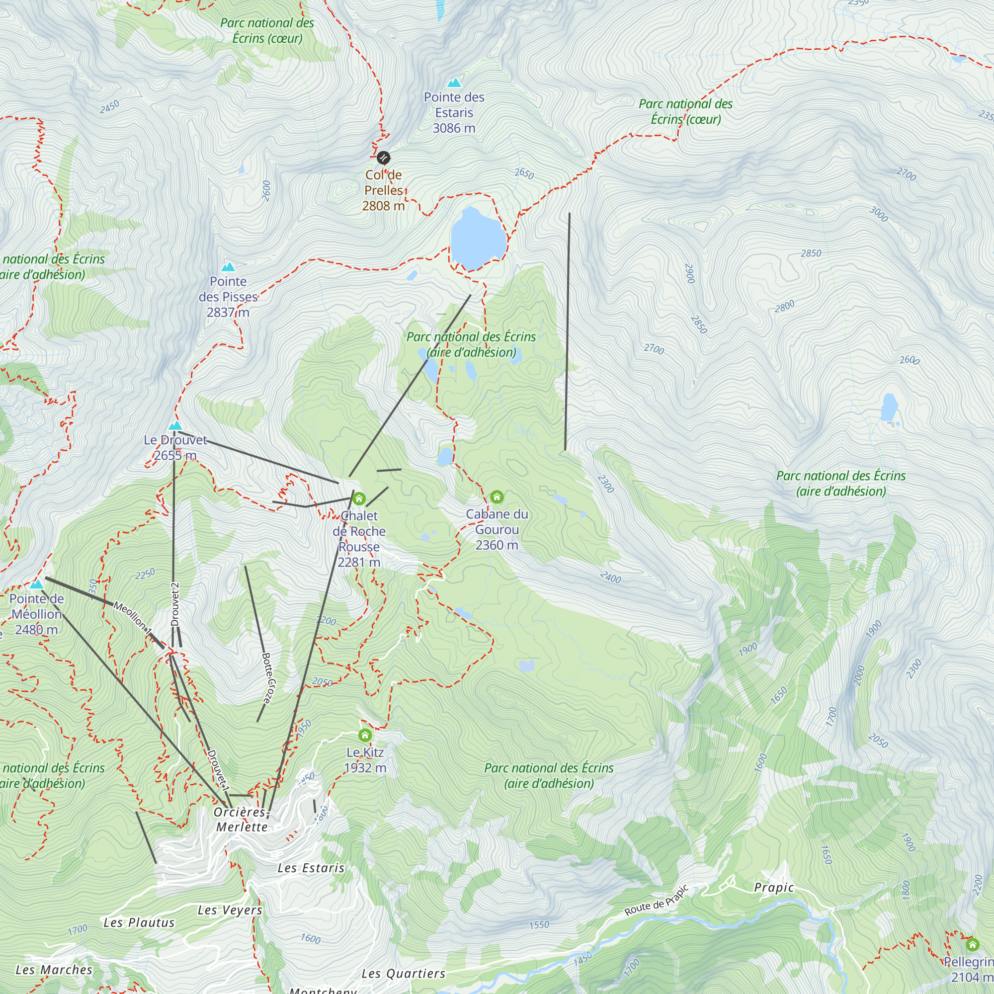 Cabane du Gourou map