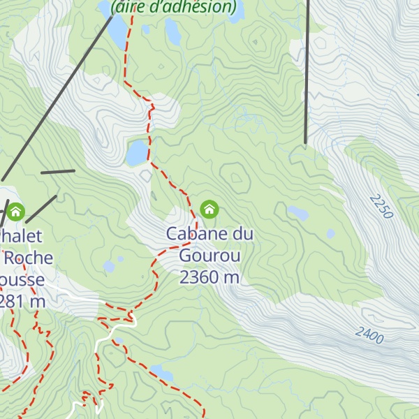 Map of Cabane du Gourou