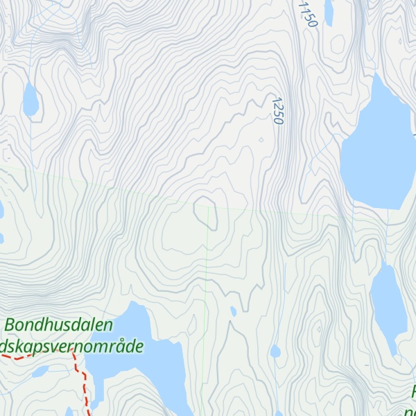 Map of Gråfjellet