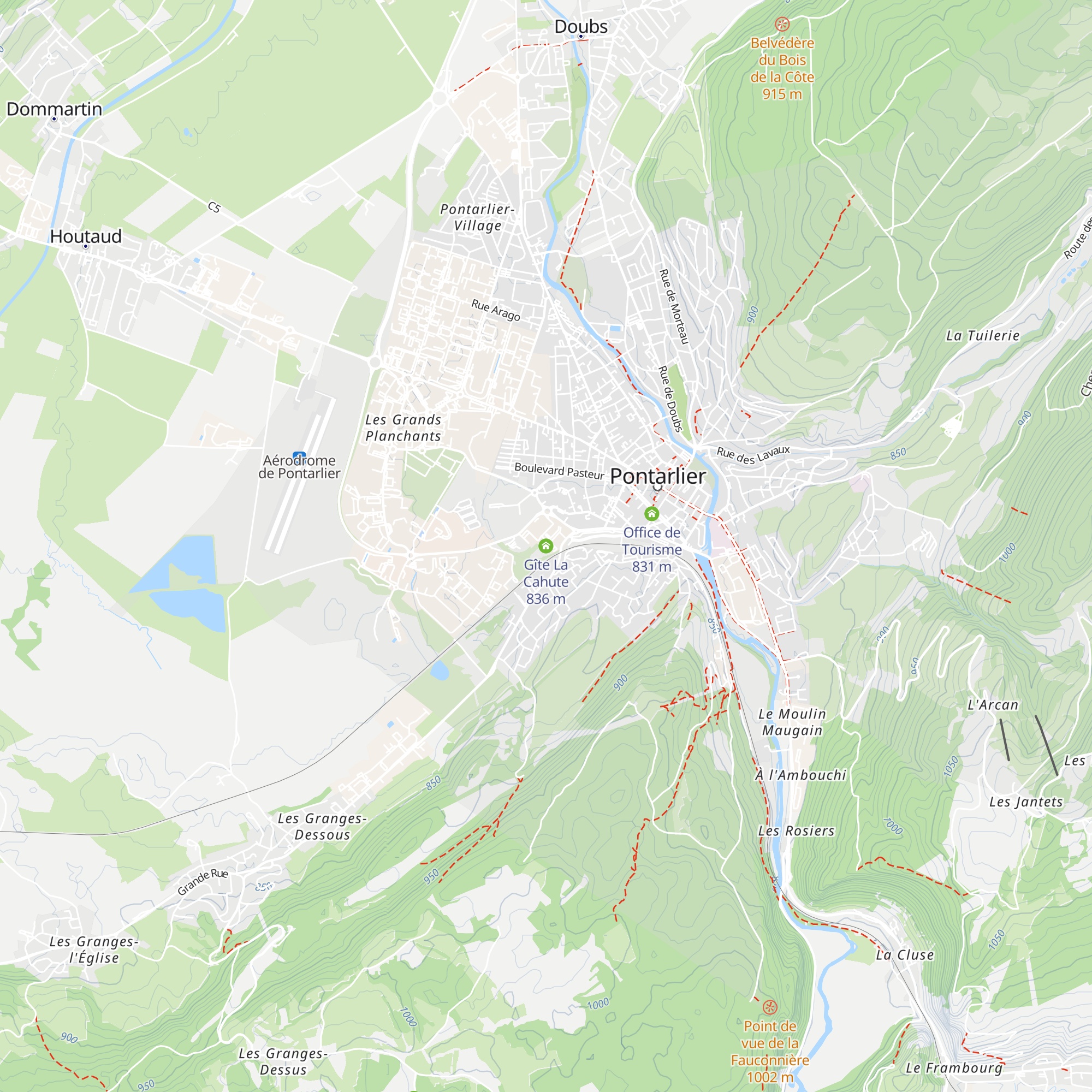 Gîte La Cahute map