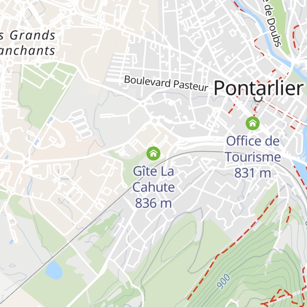 Map of Gîte La Cahute
