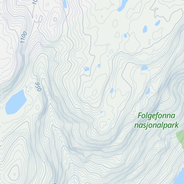 Map of Blomstølsskardnuten