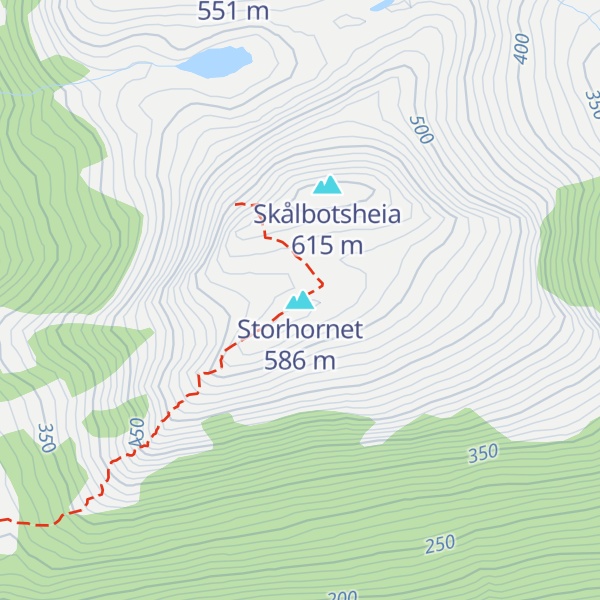 Map of Storhornet