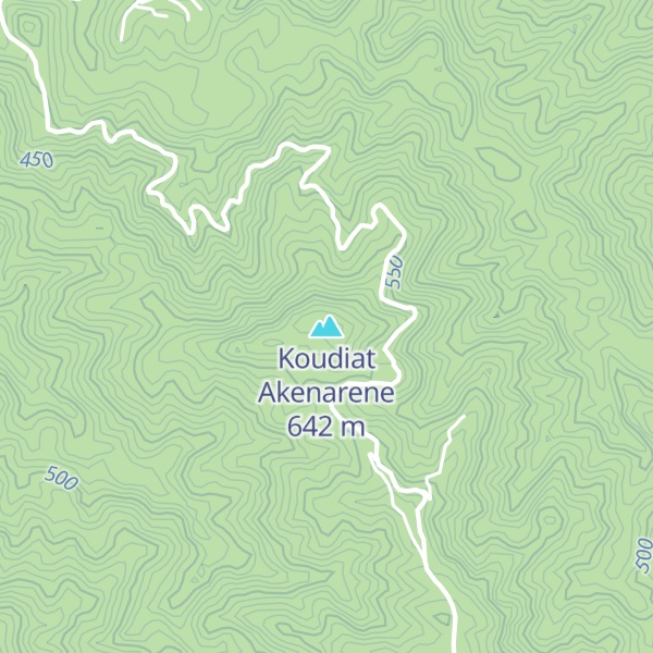 Map of Koudiat Akenarene