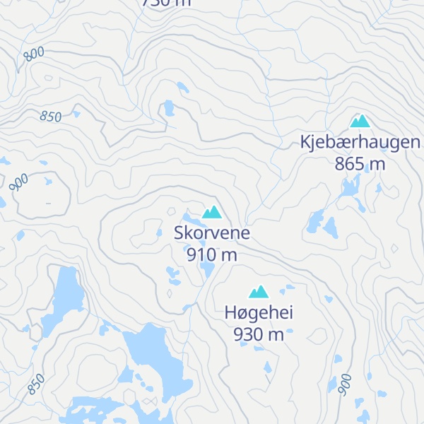 Map of Skorvene
