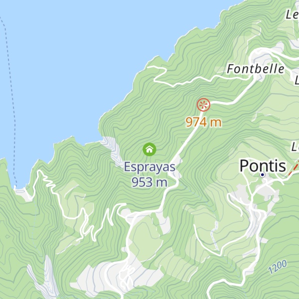 Map of Esprayas