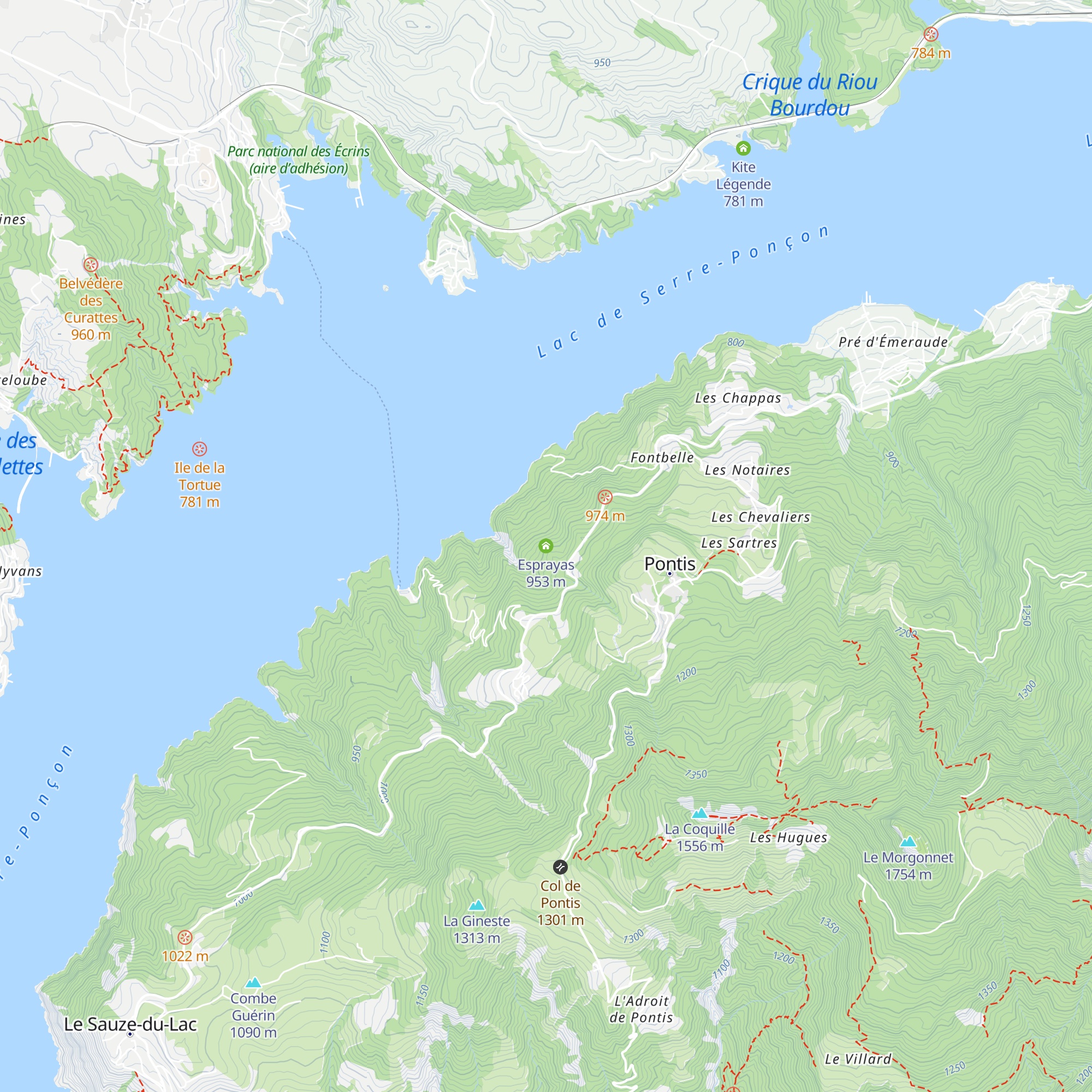 Esprayas map