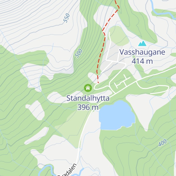 Map of Standalhytta