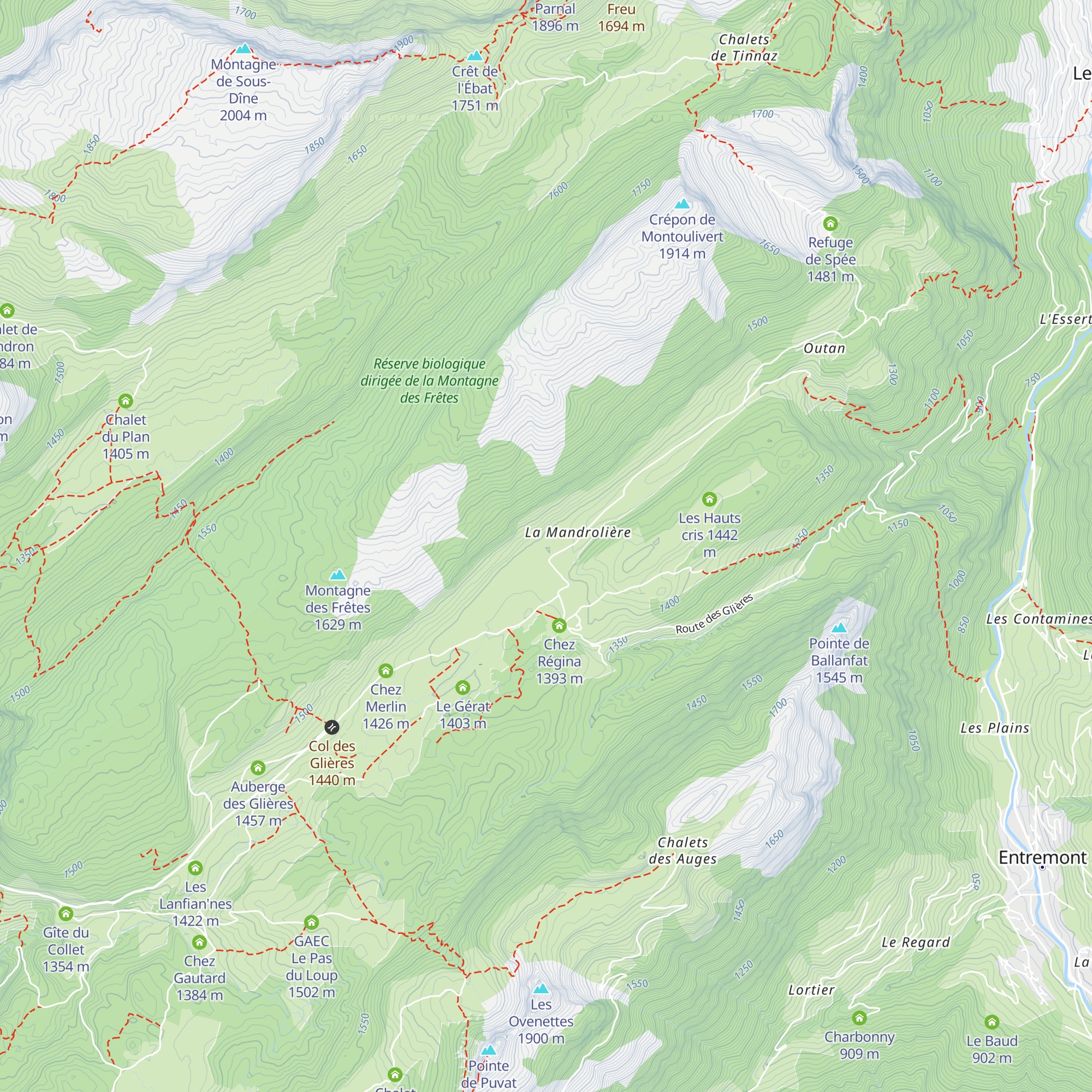 Chez Constance map