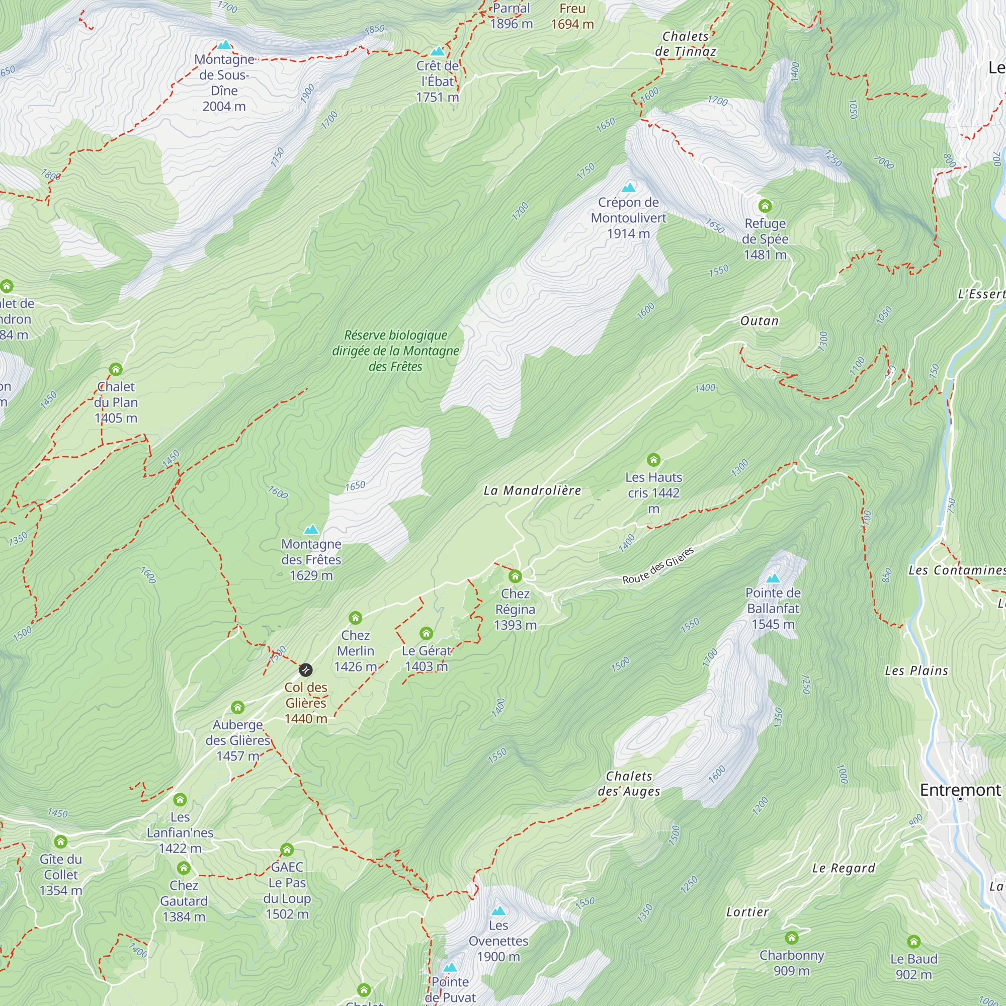 Chez Constance map