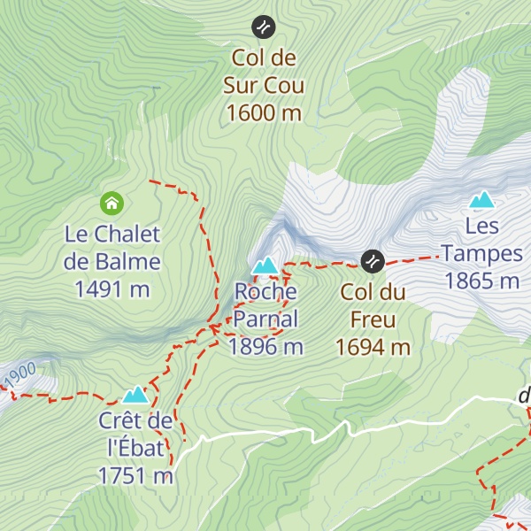 Map of Roche Parnal