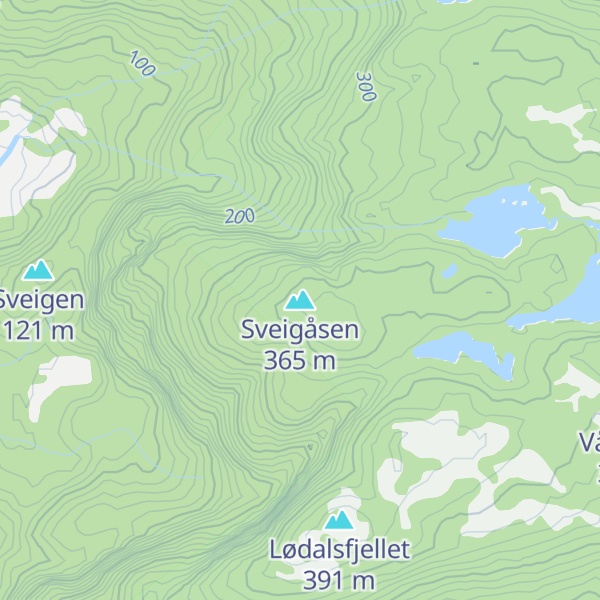 Map of Sveigåsen