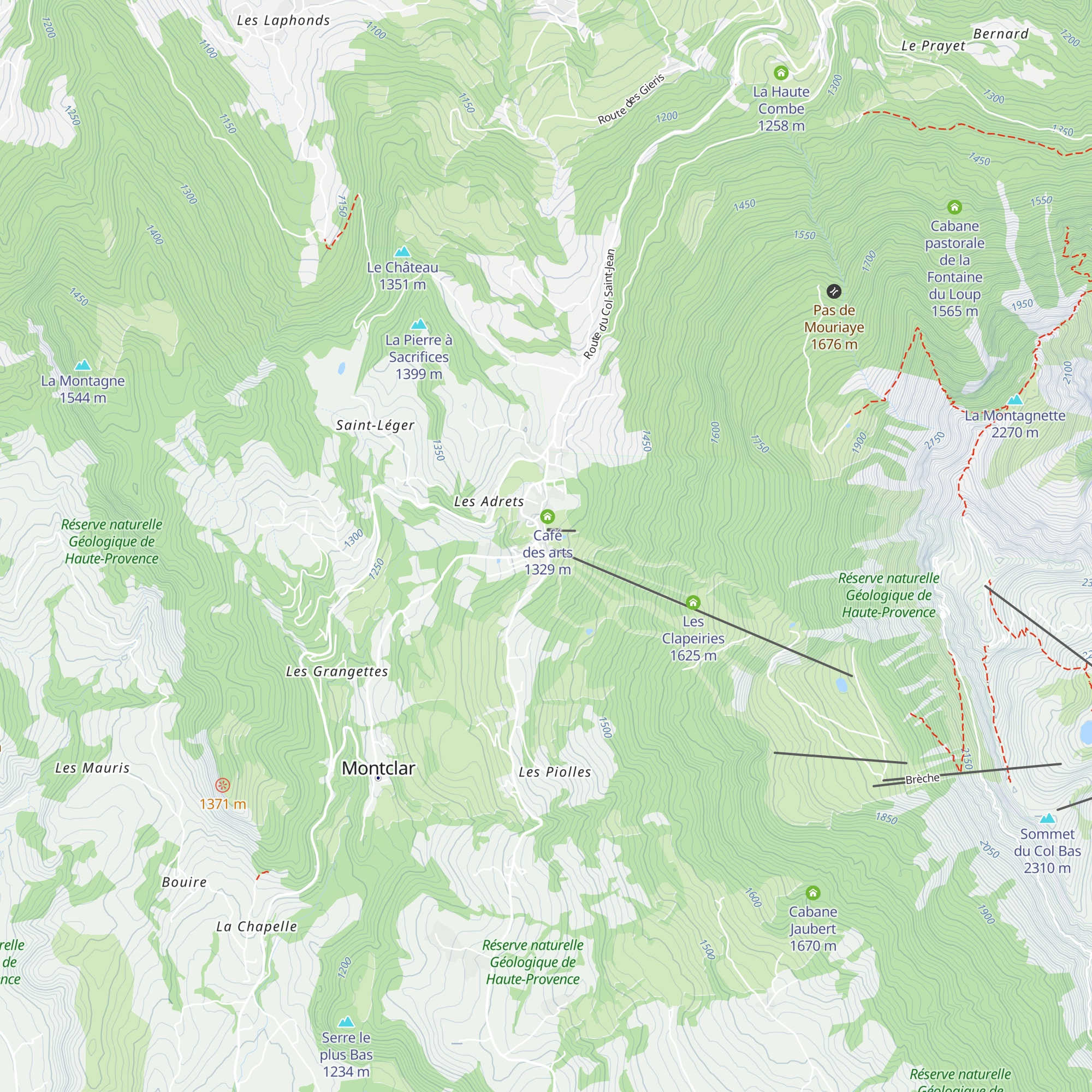 Clos mandarin map