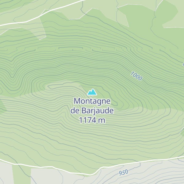 Map of Montagne de Barjaude