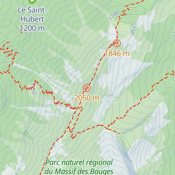 Map of Dent de Cons