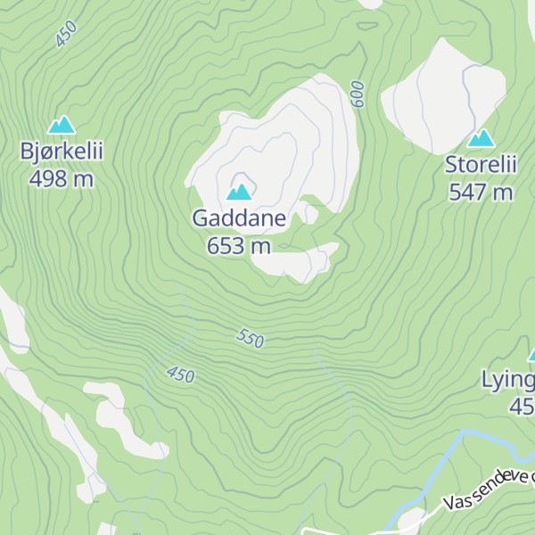 Map of Dyrselhaugen