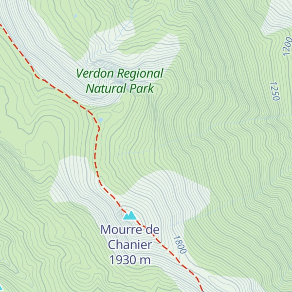 Map of Cabanes de Chanier