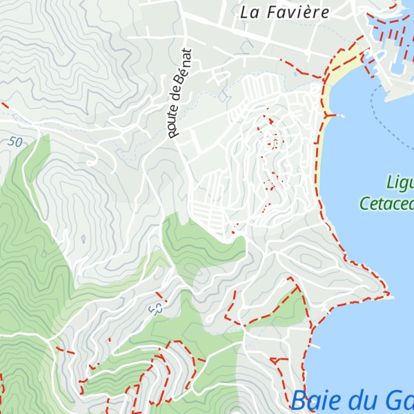 Map of Bloc sanitaire B10