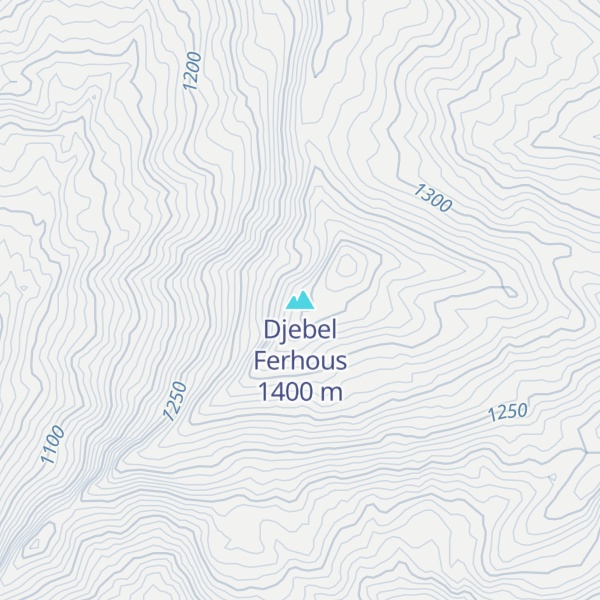 Map of Djebel Ferhous