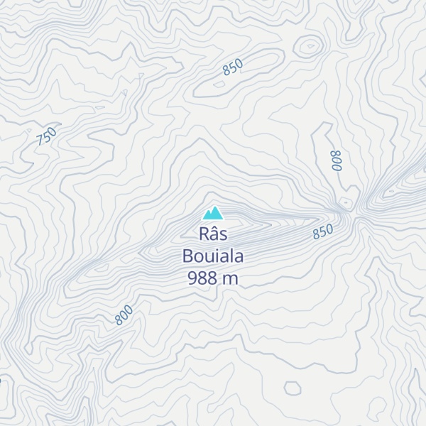 Map of Râs Bouiala