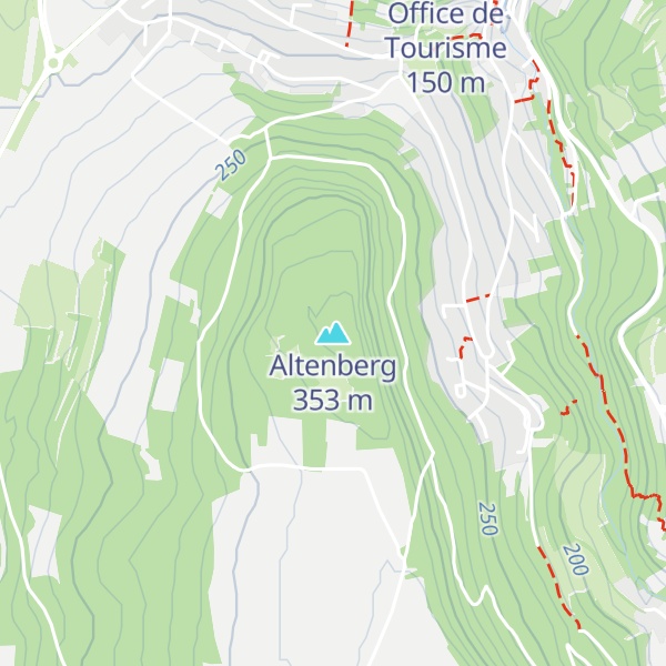 Map of Altenberg
