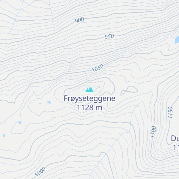 Map of Frøyseteggene