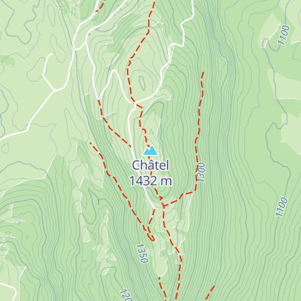 Map of Châtel