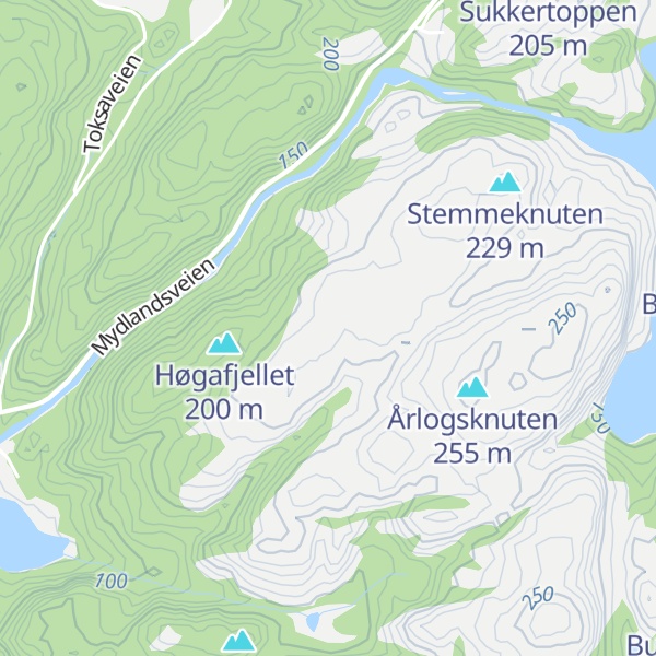 Map of Indre Rinnan