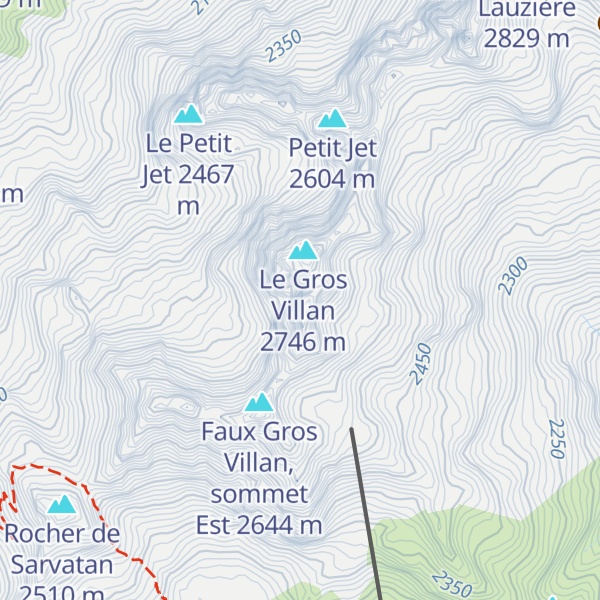 Map of Petit Villan