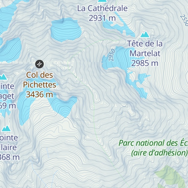 Map of Pointe Gravelotte